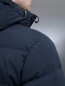 Mid Length Parka In Black 15 Mid Length Parka In Black -Cheap Shirts Shop MIDLENGTHPARKA BLACK 0557