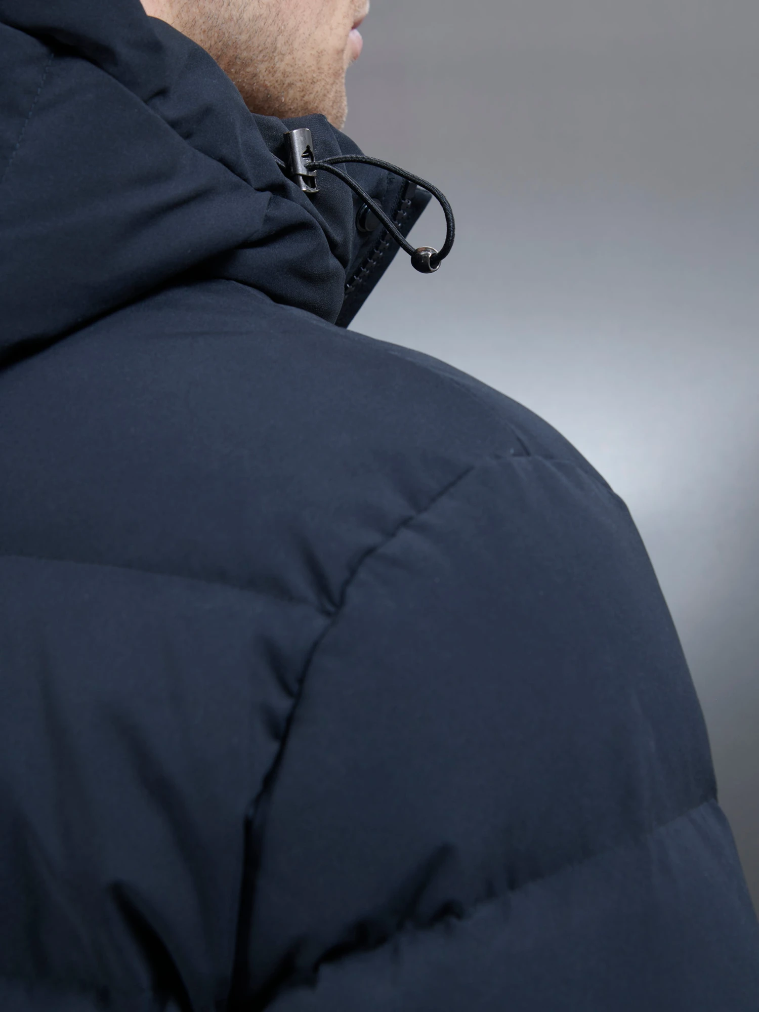 Mid Length Parka In Black 8 Mid Length Parka In Black - Image 6