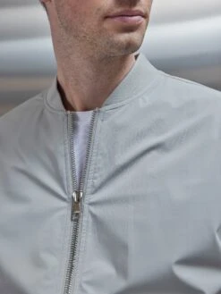 Nylon Padded Bomber Jacket In Stone 9 Nylon Padded Bomber Jacket In Stone -Cheap Shirts Shop NYLON PADDED BOMBER JACKET IN STONE 5849