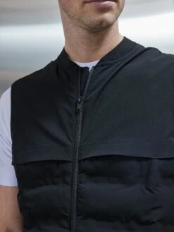 Performance Gilet In Black -Cheap Shirts Shop PERFORMANCE GILET IN BLACK 4407