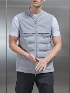 Performance Gilet In Mid Grey