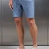 Pleated Short In Dove Blue -Cheap Shirts Shop PLEATED SHORTS DOVE BLUE 260