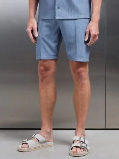Pleated Short In Dove Blue 11 Pleated Short In Dove Blue -Cheap Shirts Shop PLEATED SHORTS DOVE BLUE 264