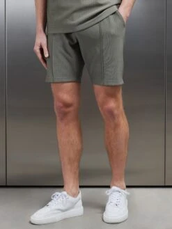 Pleated Short In Sage -Cheap Shirts Shop PLEATED SHORT IN OLIVE 25194