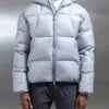 Quilted Down Jacket In Mid Grey 2 Quilted Down Jacket In Mid Grey -Cheap Shirts Shop QUILTEDDOWNJACKET MIDGREY1111