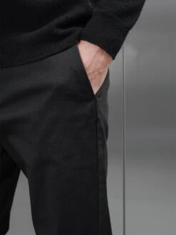 Relaxed Fit Chino Trouser In Black -Cheap Shirts Shop RELAXEDFITCHINO BLACK 0902