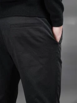 Relaxed Fit Chino Trouser In Black -Cheap Shirts Shop RELAXEDFITCHINO BLACK 0903