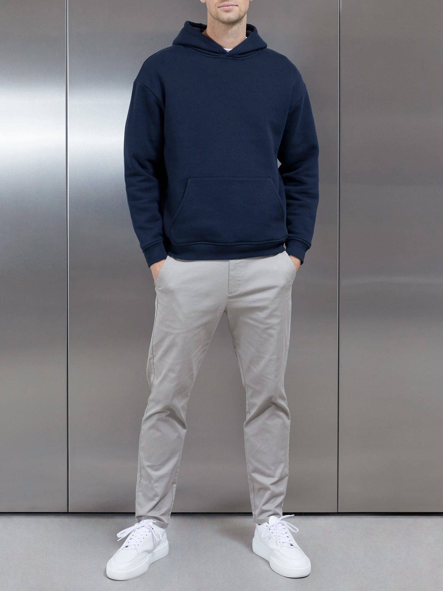 Relaxed Fit Chino Trouser In Stone 4 Relaxed Fit Chino Trouser In Stone - Image 2