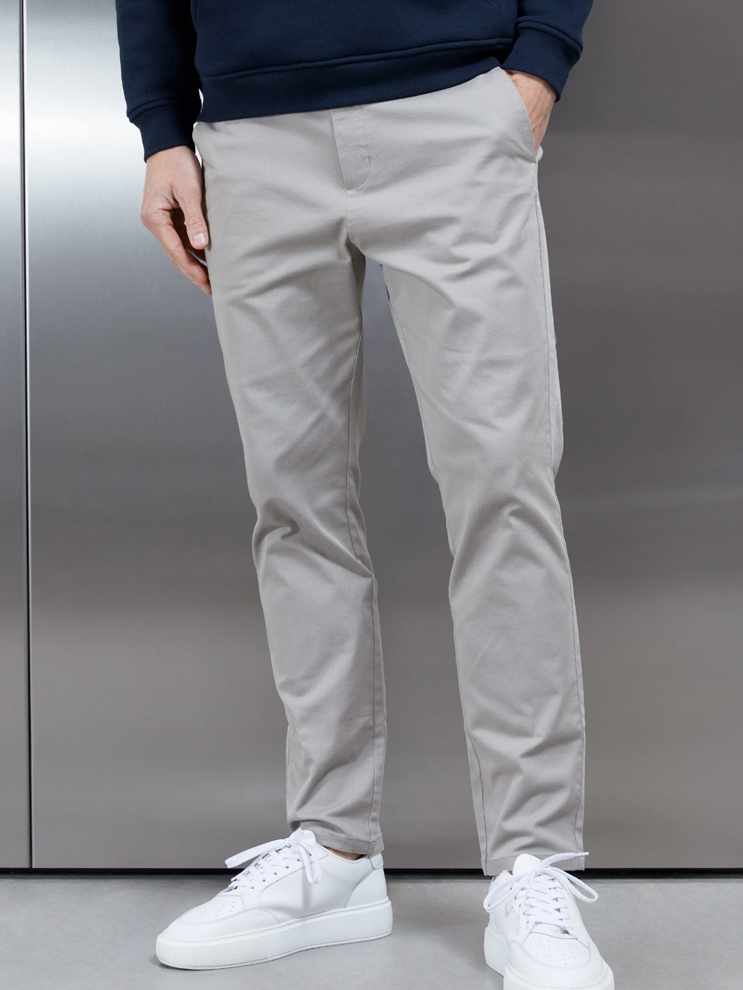Relaxed Fit Chino Trouser In Stone 3 Relaxed Fit Chino Trouser In Stone