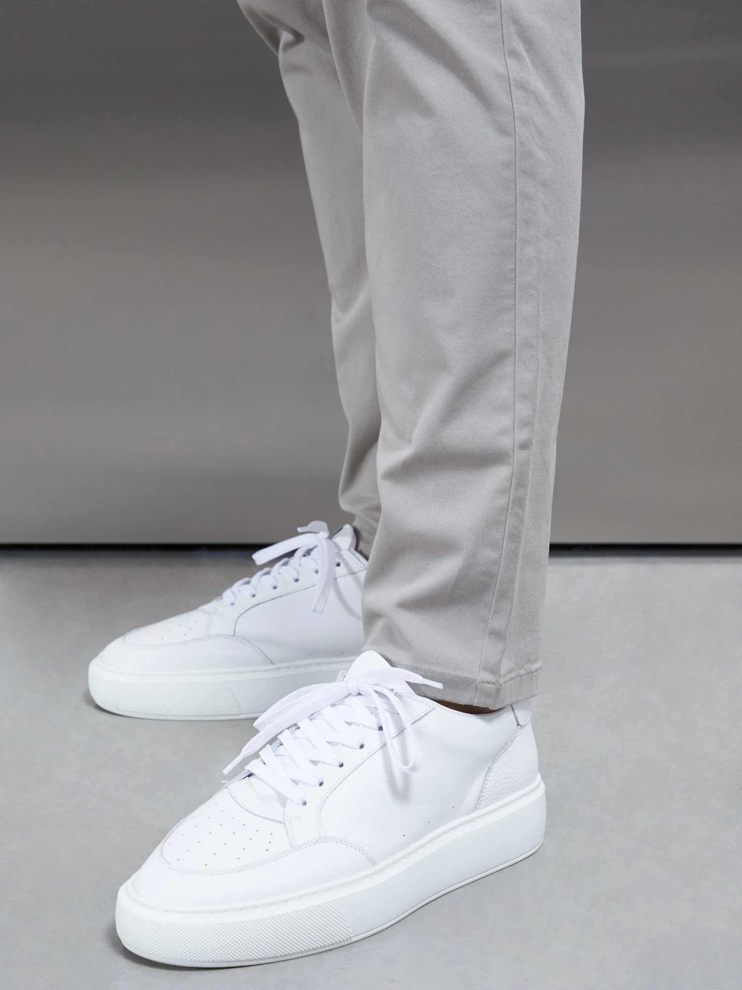 Relaxed Fit Chino Trouser In Stone 6 Relaxed Fit Chino Trouser In Stone - Image 4