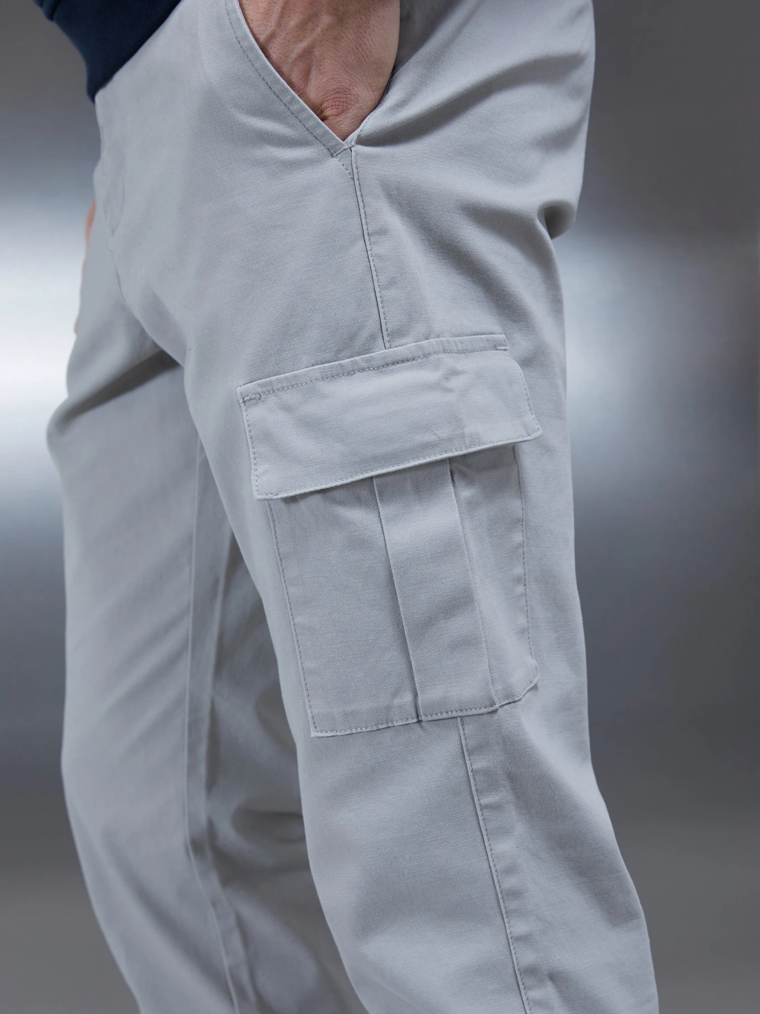 Relaxed Fit Cotton Cargo Pant In Stone 6 Relaxed Fit Cotton Cargo Pant In Stone - Image 4