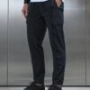 Relaxed Fit Nylon Cargo Pant In Black -Cheap Shirts Shop RELAXEDFITNYLONCARGO5220 2