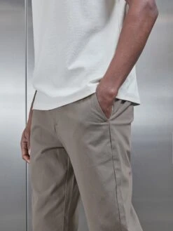 Relaxed Fit Chino Trouser In Taupe -Cheap Shirts Shop RELAXED FIT CHINO TROUSER IN TAUPE 10054