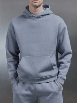 Relaxed Fit Hoodie In Coast Blue