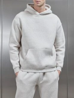 Relaxed Fit Hoodie In Oatmeal 9 Relaxed Fit Hoodie In Oatmeal -Cheap Shirts Shop RELAXED FIT HOODIE IN OATMEAL 4013