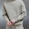 Relaxed Fit Hoodie In Stone -Cheap Shirts Shop RELAXED FIT HOODIE IN STONE 10152