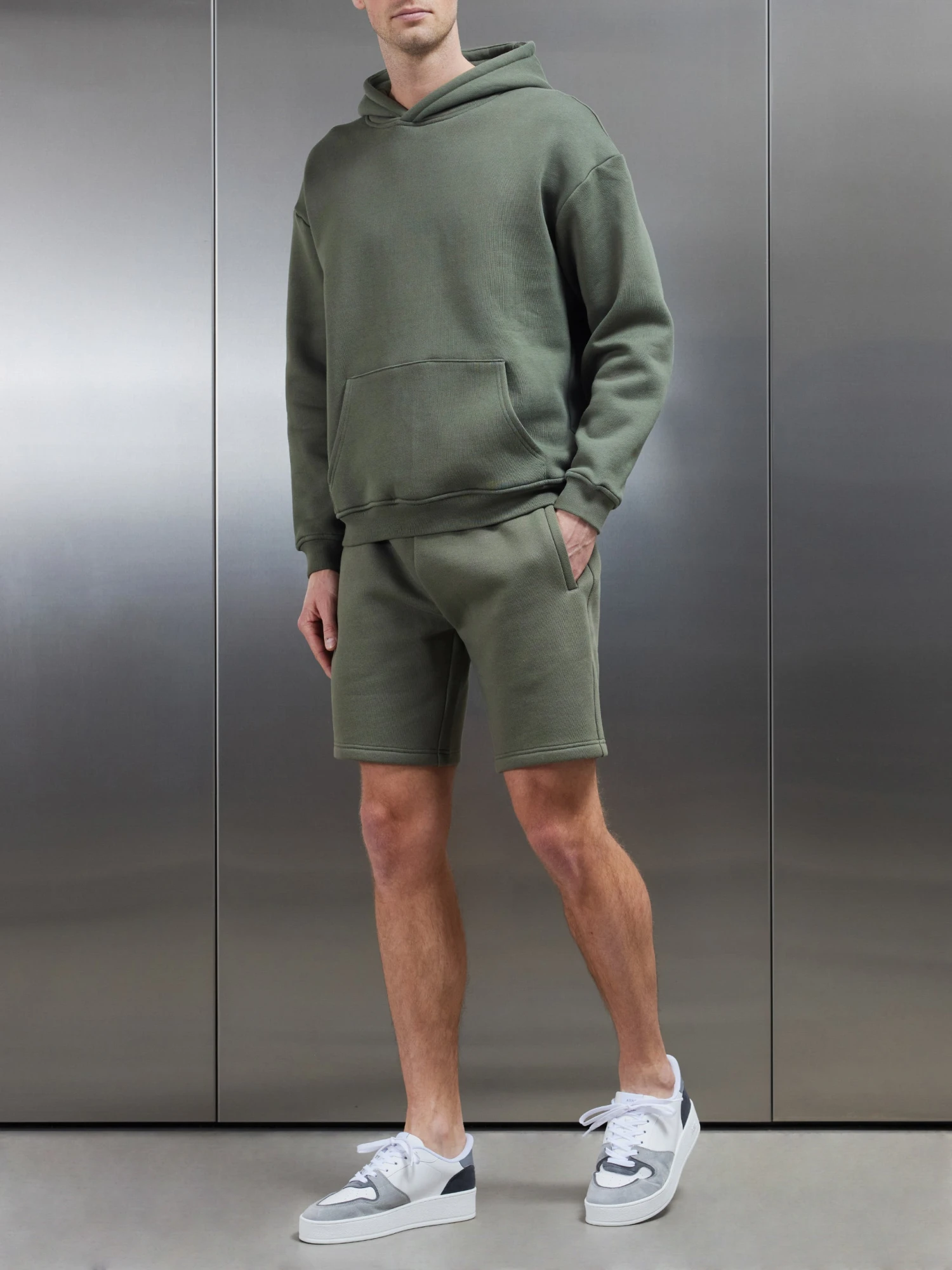 Relaxed Fit Short In Olive 4 Relaxed Fit Short In Olive - Image 2