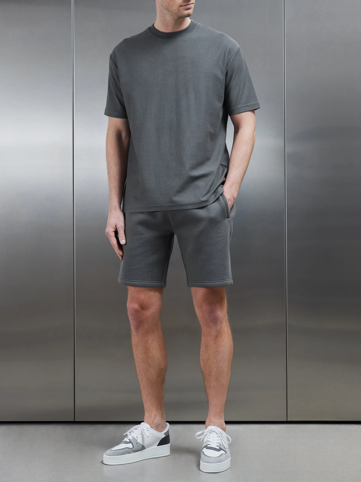 Relaxed Fit Short In Grey 4 Relaxed Fit Short In Grey - Image 2