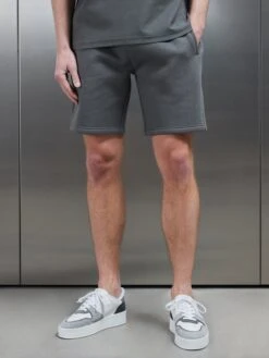 Relaxed Fit Short In Grey 10 Relaxed Fit Short In Grey -Cheap Shirts Shop RELAXED FIT SHORT IN GREY 26191