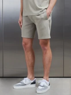 Relaxed Fit Short In Stone