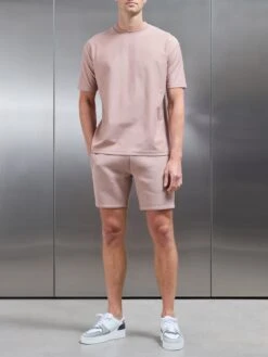 Relaxed Fit T-Shirt In Dusty Pink -Cheap Shirts Shop RELAXED TSHIRT IN DUSTY PINK 107
