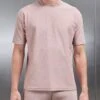 Relaxed Fit T-Shirt In Dusty Pink