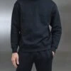 Relaxed Fit Sweatshirt In Black -Cheap Shirts Shop RelaxedFit black4848