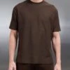 Relaxed Fit T-Shirt In Brown