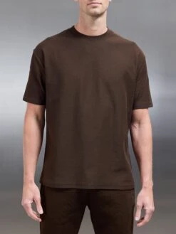 Relaxed Fit T-Shirt In Brown