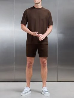 Relaxed Fit T-Shirt In Brown -Cheap Shirts Shop RelaxedFitT ShirtinBrownNew5