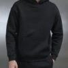 Relaxed Fit Hoodie In Black