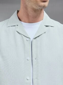 Seersucker Short Sleeve Revere Collar Shirt In Sage 16 Seersucker Short Sleeve Revere Collar Shirt In Sage -Cheap Shirts Shop SEERSUCKER SS REVERE COLLAR SHIRT IN SAGE 221 ac45abe5 63f4 4834 8476 05877da1181a