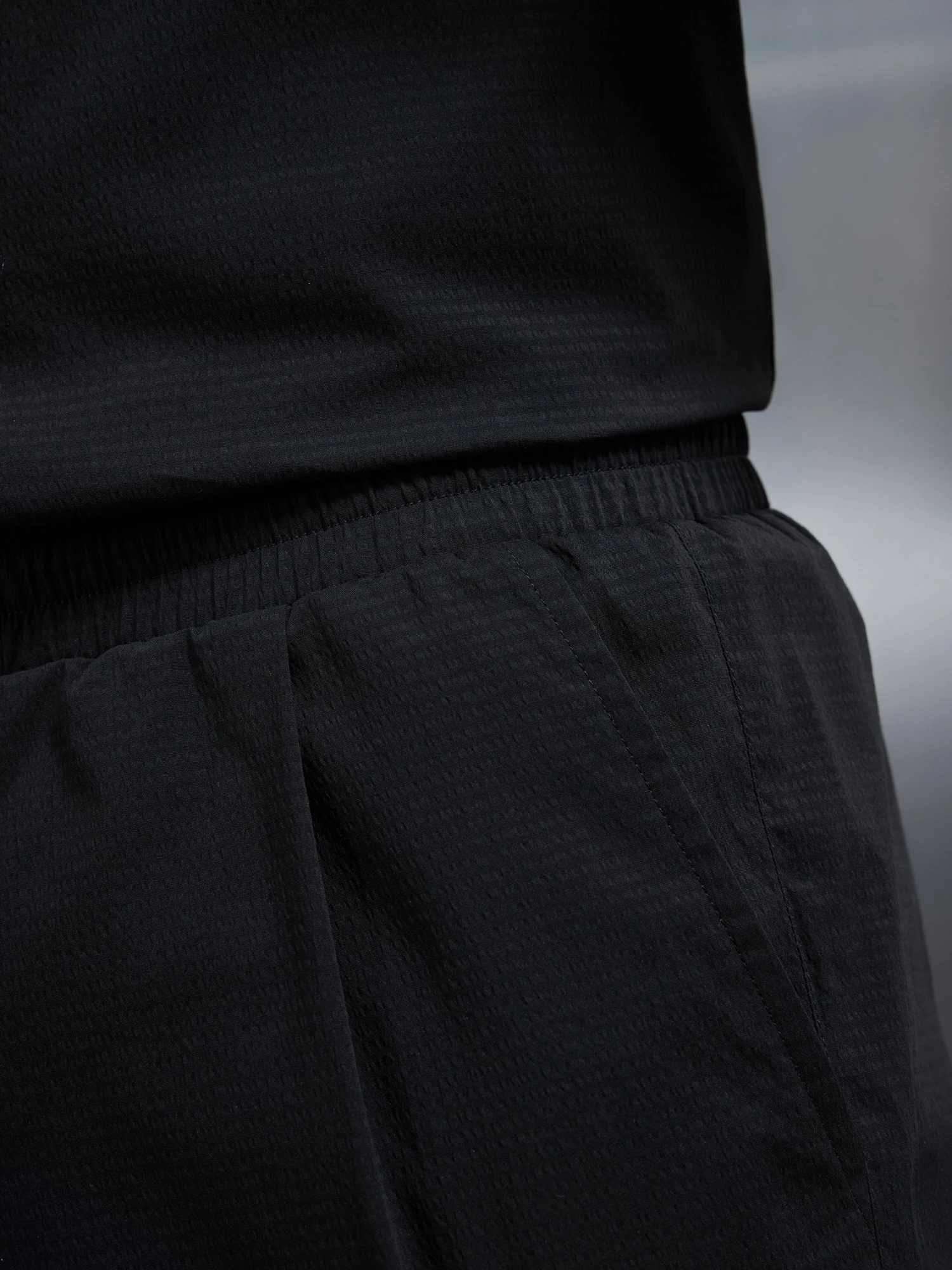 Seersucker Trouser In Black 6 Seersucker Trouser In Black - Image 4