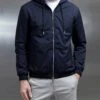 Shell Windbreaker In Navy -Cheap Shirts Shop SHELLWINDBREAKER BLACK1974