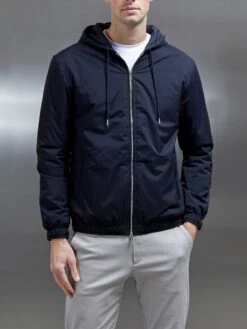 Shell Windbreaker In Navy