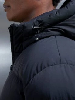 Short Down Parka In Black -Cheap Shirts Shop SHORTDOWNPARKA BLACK 1635