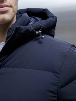 Short Down Parka In Navy -Cheap Shirts Shop SHORTDOWNPARKA NAVY 1516