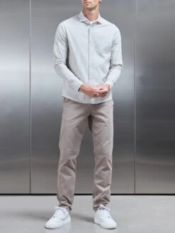 Stripe Long Sleeve Cutaway Collar Shirt In Stone -Cheap Shirts Shop STRIPE LONG SLEEVE CUTAWAY COLLAR SHIRT IN STONE 1150 9e72dbc6 06e0 413f 96fa d9db45c04b1d