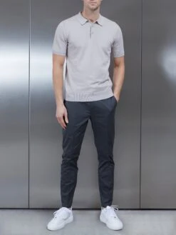 Tailored Cotton Side Adjuster Chino Trouser In Grey 8 Tailored Cotton Side Adjuster Chino Trouser In Grey -Cheap Shirts Shop TAILOREDSIDEADJUSTERTROUSERSINGREY6841