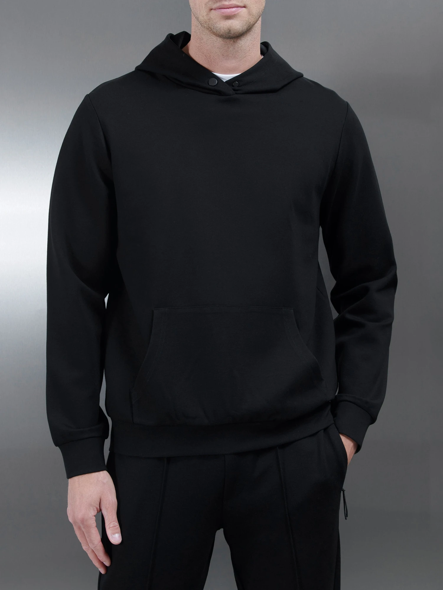 Technical Jersey Hoodie In Black 3 Technical Jersey Hoodie In Black