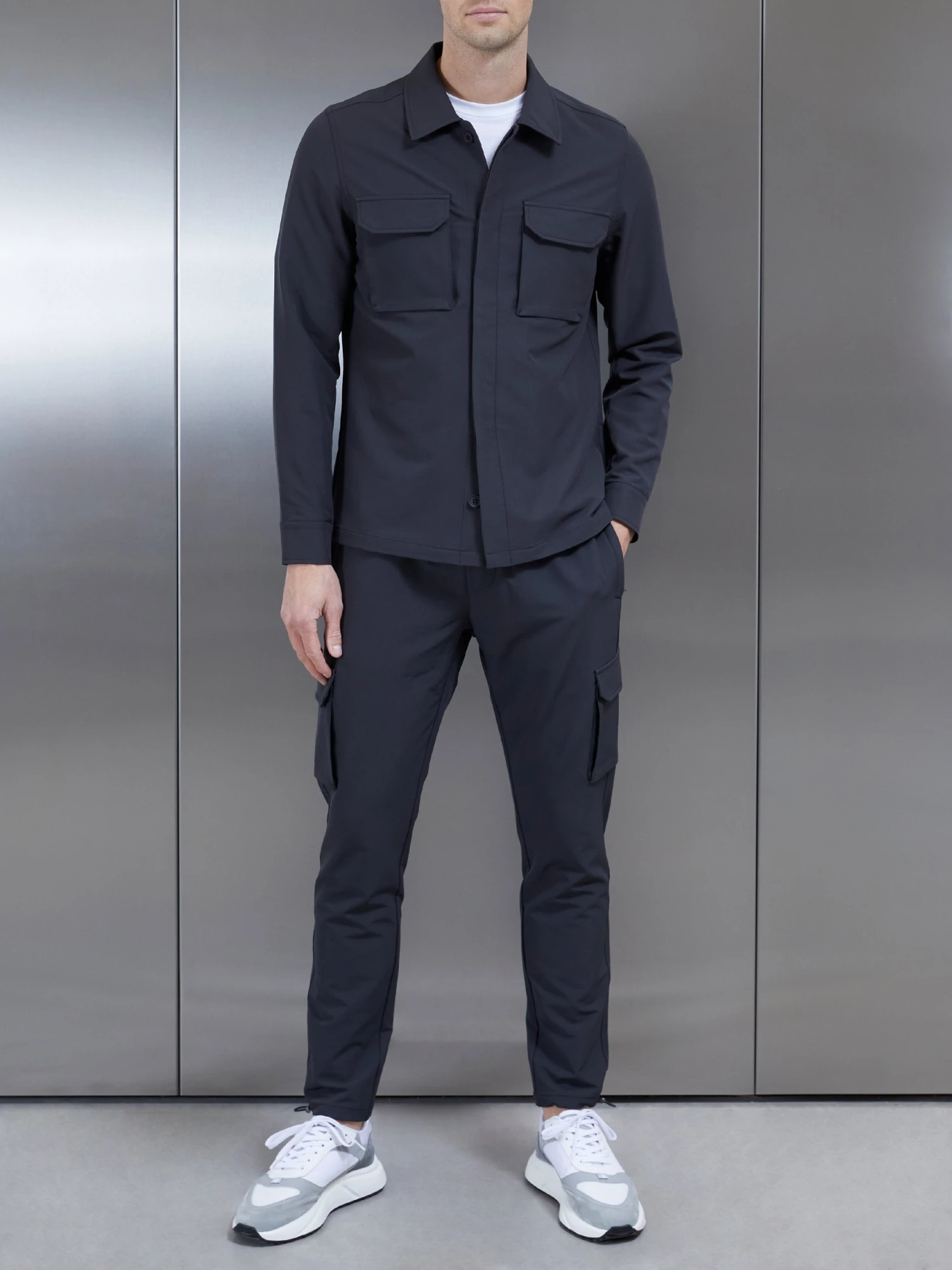 Technical Mid Weight Utility Cargo Pant In Grey 4 Technical Mid Weight Utility Cargo Pant In Grey - Image 2