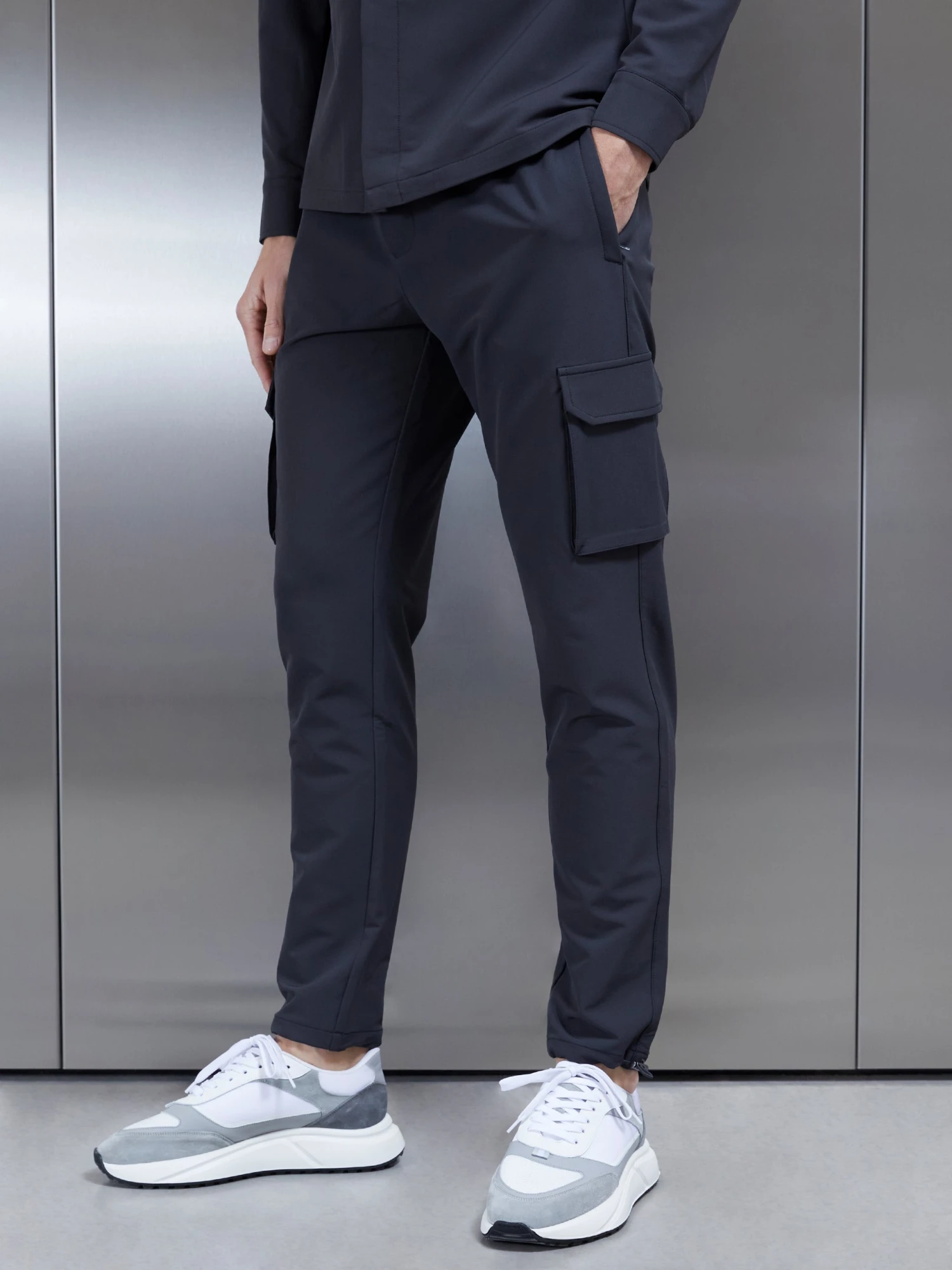 Technical Mid Weight Utility Cargo Pant In Grey 3 Technical Mid Weight Utility Cargo Pant In Grey