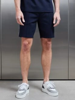 Technical Jersey Piping Short In Navy -Cheap Shirts Shop TECHNICAL JERSEY PIPING SHORT IN NAVY 0181