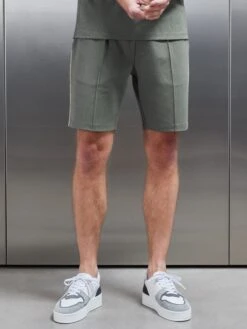 Technical Jersey Piping Short In Olive -Cheap Shirts Shop TECHNICAL JERSEY PIPING SHORT IN OLIVE 0095