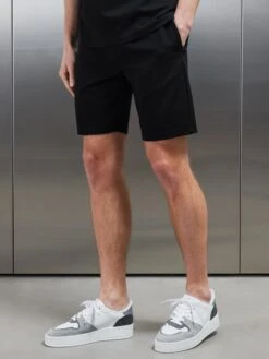 Technical Jersey Short In Black