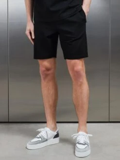 Technical Jersey Short In Black -Cheap Shirts Shop TECHNICAL JERSEY SHORT IN BLACK 24722