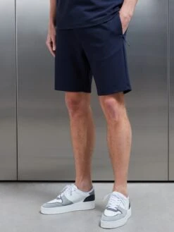 Technical Jersey Short In Navy