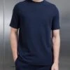 Technical Jersey T-Shirt In Navy -Cheap Shirts Shop TECHNICAL JERSEY TSHRIT IN NAVY 0046