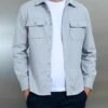 Textured Overshirt In Mid Grey -Cheap Shirts Shop TEXTUREDOVERSHIRT NAVY 3720 a899a16a 7985 4bcb 98f0 024db633e164