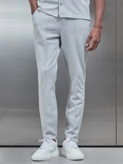 Textured Interlock Trouser In Mid Grey -Cheap Shirts Shop TEXTURED INTERLOCK TROUSER IN MID GREY 10824 a888438b bcfa 47fe 84ee 37416f43fb91